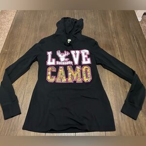 Love Camo Long Sleeve Top
